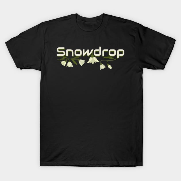 Snowdrop T-Shirt by TheGardenofEden